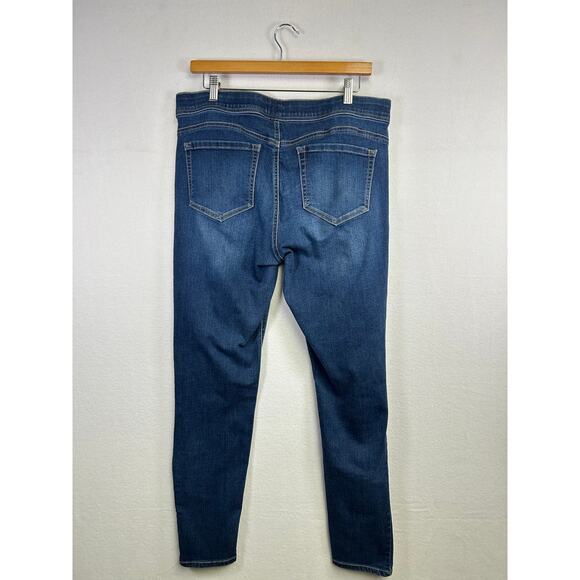 Woman's Flex Fit Recreation Skinny Jeans -‎ Size 12 Elastic Waistband Normcore - Picture 8 of 9